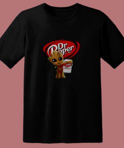 Baby Groot Dr Pepper Guardians Galaxy 80s T Shirt