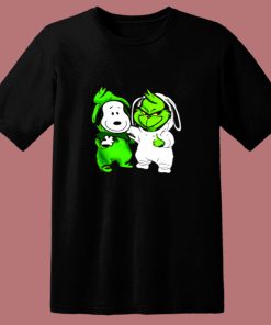 Baby Snoopy And Baby Grinch 80s T Shirt