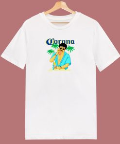 Bad Bunny X Corona Beer Summer Beach 80s T Shirt