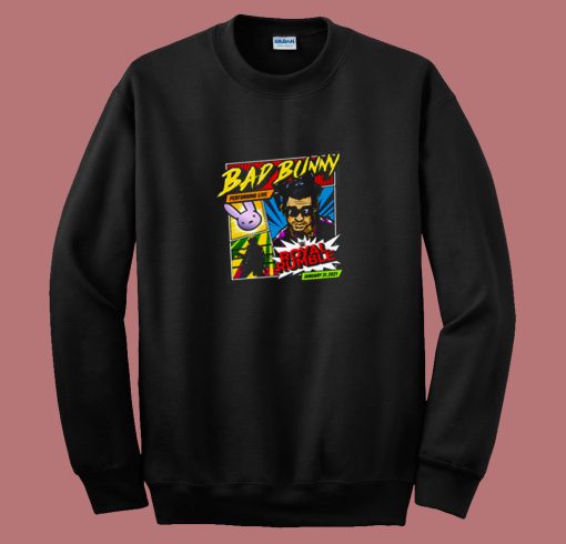 Bad Bunny X Royal Rumble 2021 Special 80s Sweatshirt