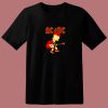 Bart Simpson Acdc 80s T Shirt
