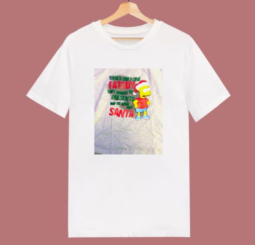 Bart Simpson Christmas 80s T Shirt