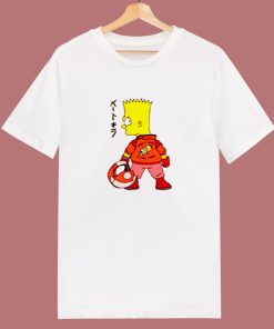 Bart Simpson X Biker Kaneda Akira Movie 80s T Shirt