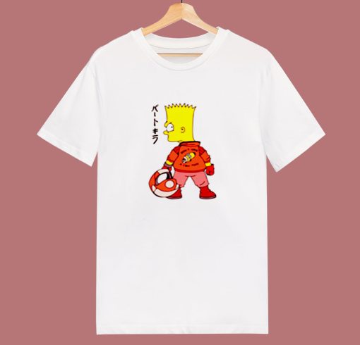 Bart Simpson X Biker Kaneda Akira Movie 80s T Shirt