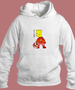 Bart Simpson X Biker Kaneda Akira Movie Aesthetic Hoodie Style