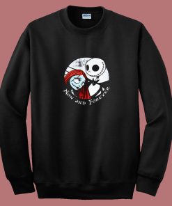 Before Christmas Jack Andsally Now And Forever 80s Sweatshirt