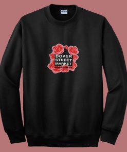 Bianca Chandon Dover Street Rose Flowers 80s Sweatshirt