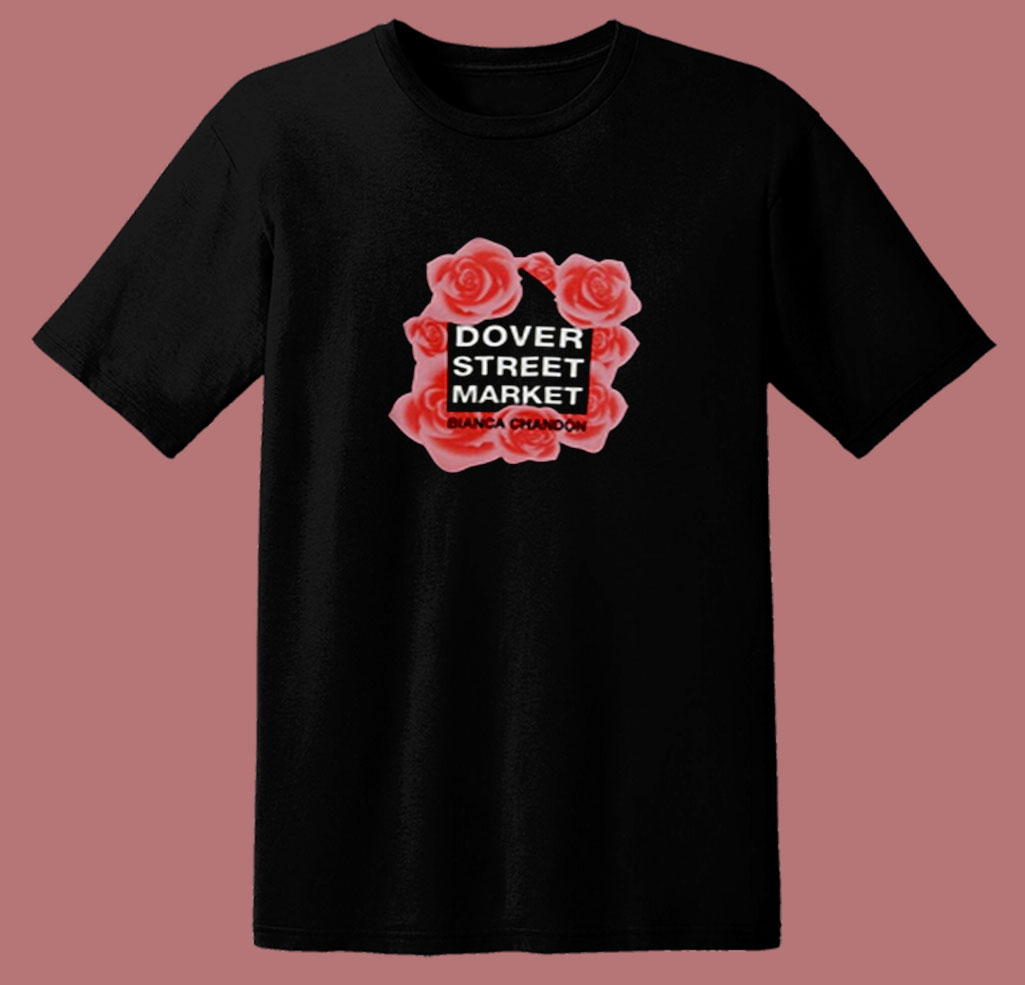 Bianca Chandon Dover Street Rose Flowers 80s T Shirt - Mpcteehouse.com