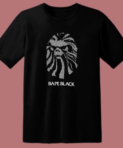 Black Bape Crystal Logo 80s T Shirt