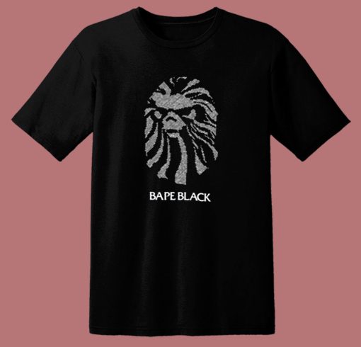 Black Bape Crystal Logo 80s T Shirt