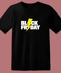 Black Friday Lightning 80s T Shirt