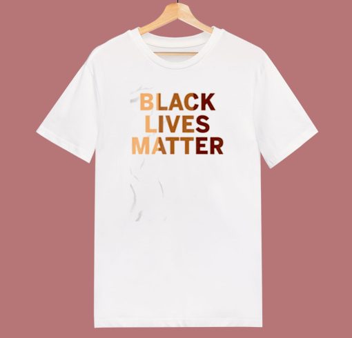 Black Lives Matter 80s T Shirt