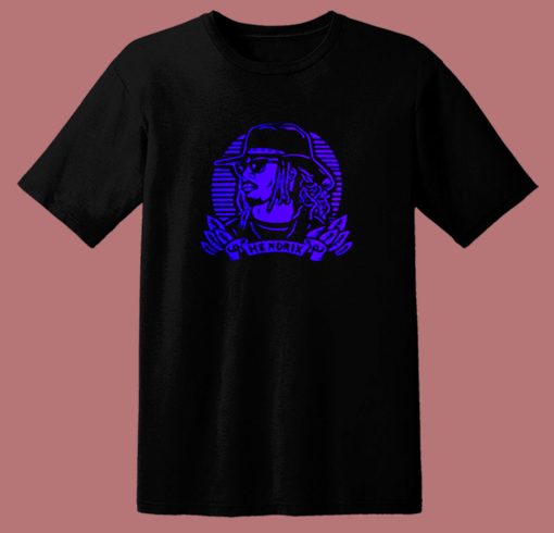 Black Purple Future Hendrix Rap 80s T Shirt