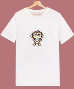 Boba Tea Monkey 80s T Shirt