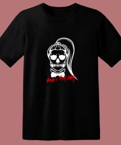 Born This Way Gaga Skull 80s T Shirt