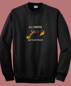 Brad Marchand All I Wanted Was To Lick The Cup 80s Sweatshirt