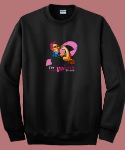 Breast Cancer Awareness 80s Sweatshirt
