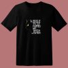 Buckle Up Buttercup You Just Flipped My Witch Switch Black Cat 80s T Shirt
