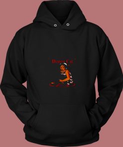 Caring For Your Demon Cat 80s Hoodie
