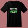 Cbd Oil Shirt Cannabinoid Hemp Heals Slogan 80s T Shirt