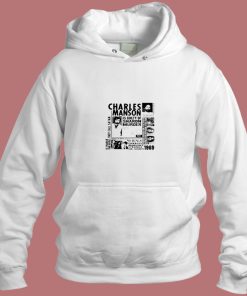 Charles Manson Criminal Poster Aesthetic Hoodie Style