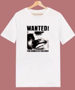 Chris Brown Wanted For Domestic Violence 80s T Shirt