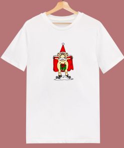 Christmas Flasher Gnome 80s T Shirt