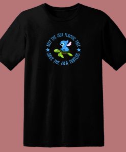 Clean Ocean Stitch 80s T Shirt