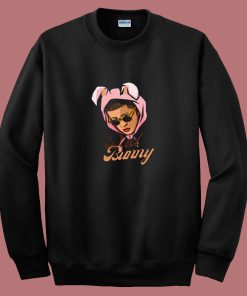 Cool Bad Bunny Hip Hop Rap 80s Sweatshirt