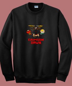 Crimson Dawn South Parks Band Music 80s Sweatshirt