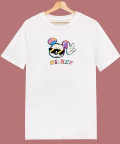 Cute Disney Mickey Mouse Eyeglasses 80s T Shirt