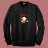 Cute Mickey Mouse Santa Christmas 80s Sweatshirt