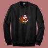 Cute Santa Christmas Vintage 80s Sweatshirt