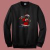 Cute Yoda Star Wars Santa Christmas 80s Sweatshirt