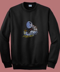 Darth Vader Christmas Sleigh Star Wars 80s Sweatshirt