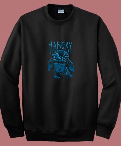 Disney Stitch Hangry Graphic Adult 80s Sweatshirt
