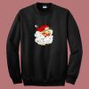 Distressed Vintage Santa Claus 80s Sweatshirt
