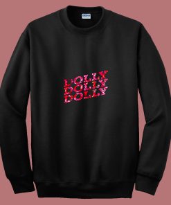 Dolly Parton Floral Print 80s Sweatshirt