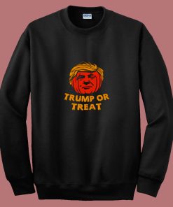 Donald Trump Or Treat Halloween 80s Sweatshirt