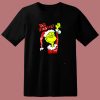 Dr Seuss The Grinch Girls Kids Christmas 80s T Shirt