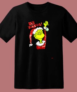 Dr Seuss The Grinch Girls Kids Christmas 80s T Shirt