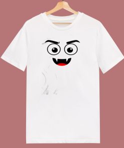 Dracula And Vampire Emoji Face 80s T Shirt