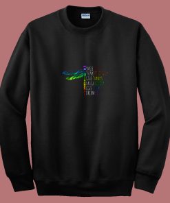 Dragonfly Quote 80s Sweatshirt