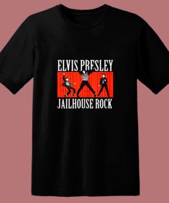 Elvis Presley Jailhouse Rock Logo Official Hoodie 80s T Shirt