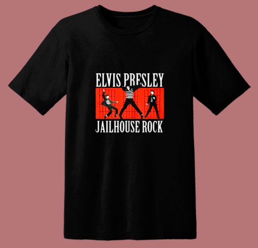 Elvis Presley Jailhouse Rock Logo Official Hoodie 80s T Shirt