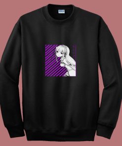 Emilia Re Zero Anime 80s Sweatshirt
