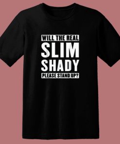Eminem The Slim Shady Please Stand Up 80s T Shirt