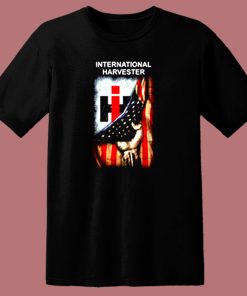 Flag American International Harvester 80s T Shirt