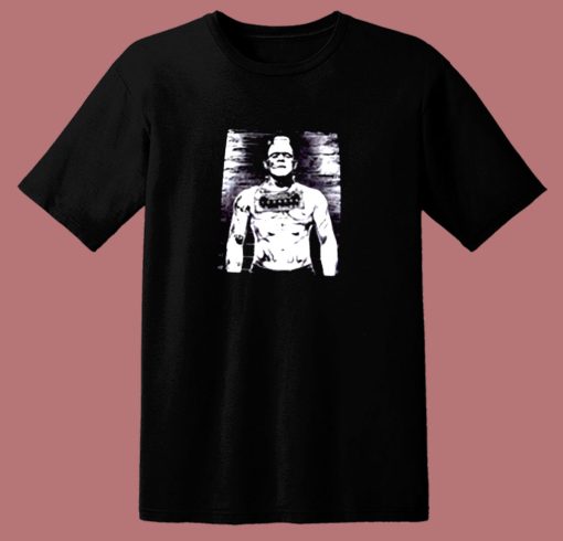 Frankenstein Mugh Shot 80s T Shirt