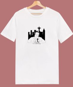 Frasier Im Listening With Seattle Skyline 80s T Shirt
